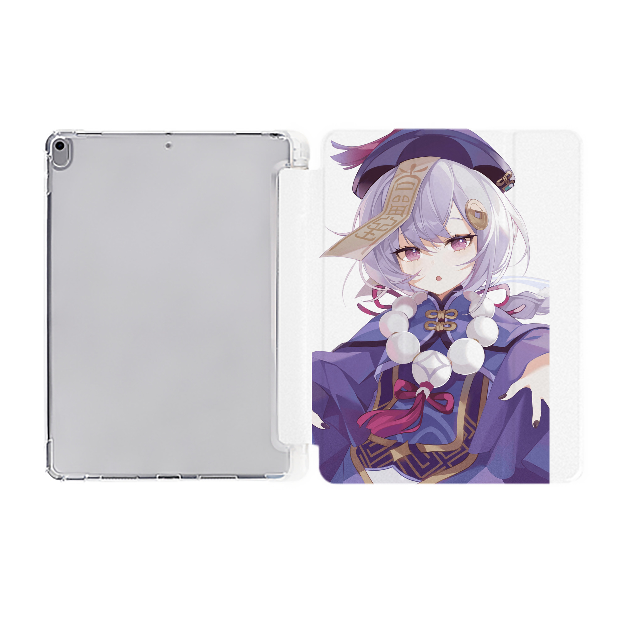 げんし神 七七 なな  genshin Nana IPad ケース ペン収納付き 三つ折りスタンド PUレザー×シリコン 対応機種9.5/10.5/10.9インチ